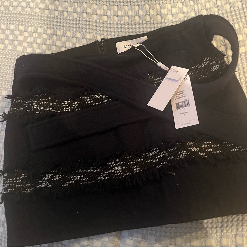 Derek Lam Black Mini Skirt